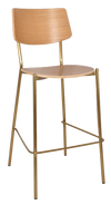 STOOL TEXAS BRASS - NATURAL