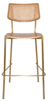 STOOL TEXAS BRASS - RATTAN NATURAL