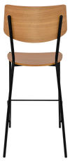 STOOL TEXAS BLACK - LIGHT OAK