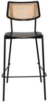 STOOL TEXAS BLACK - RATTAN BLACK