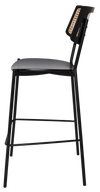 STOOL TEXAS BLACK - RATTAN BLACK