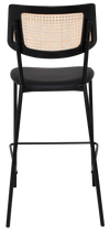 STOOL TEXAS BLACK - RATTAN BLACK - VINYL BLACK