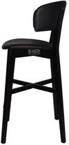 STOOL TORINO UPH 2 BLACK - VINYL BLACK
