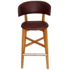 STOOL TORINO UPH 2 LIGHTOAK - EASTWOOD BORDEAUX