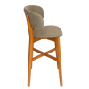 STOOL TORINO UPH 2 LIGHTOAK - PELLE SAGE