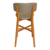 STOOL TORINO UPH 2 LIGHTOAK - PELLE SAGE