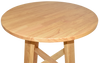 BAR TABLE CHUNK 800MM NATURAL (KIT)