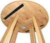 BAR TABLE CHUNK 800MM NATURAL (KIT)