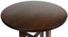 BAR TABLE CHUNK 800MM DARK WALNUT (KIT)
