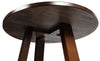 BAR TABLE CHUNK 800MM DARK WALNUT (KIT)