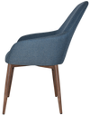 TUB BRONTE METAL LIGHT WALNUT + GRAVITY DENIM