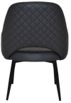 XL TUB ALBURY METAL BLACK PELLE/BENITO ONYX