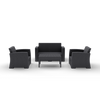 Siesta Monaco Lounge Set - Anthracite - No Cushions