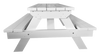 PICNIC TABLE 1.8M WHITE