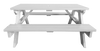 PICNIC TABLE 1.8M WHITE