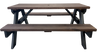 PICNIC TABLE 2.1M BLACK/WALNUT