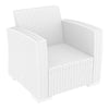 Siesta Monaco Lounge Arm Chair Single - White