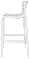 STOOL DOGA 750MM WHITE
