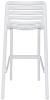 STOOL DOGA 750MM WHITE