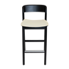 STOOL MATILDA BLACK - UNUPHOLSTERED