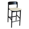 STOOL MATILDA BLACK - UNUPHOLSTERED