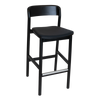 STOOL MATILDA BLACK - VINYL BLACK