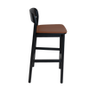 STOOL MATILDA BLACK - VINYL TAN