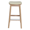 STOOL MATILDA NO BACK NATURAL - UNUPHOLSTERED