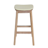 STOOL MATILDA NO BACK NATURAL - UNUPHOLSTERED