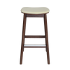 STOOL MATILDA NO BACK LIGHT WALNUT - UNUPHOLSTERED