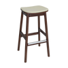 STOOL MATILDA NO BACK LIGHT WALNUT - UNUPHOLSTERED