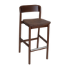 STOOL MATILDA LIGHT WALNUT - EASTWOOD BISON