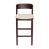 STOOL MATILDA LIGHT WALNUT - UNUPHOLSTERED