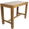 BAR TABLE CHUNK 1200MM LIGHTOAK