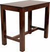 BAR TABLE CHUNK 1200MM DARK WALNUT