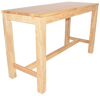 BAR TABLE CHUNK 1800MM NATURAL