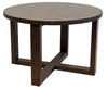 COFFEE TABLE CHUNK 700MM DARK WALNUT