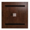 TOP TIMBER GRAIN SQ 800MM DARK WALNUT