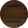 TOP TABLE TIMBER RD 700MM DARK WALNUT