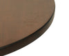 TOP TABLE TIMBER RD 700MM DARK WALNUT