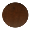 TOP TABLE TIMBER RD 700MM DARK WALNUT