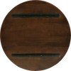 TOP TABLE TIMBER RD 800MM DARK WALNUT