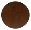 TOP TABLE TIMBER RD 800MM DARK WALNUT