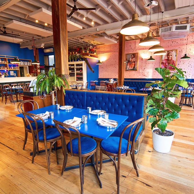 Bright Design Choice hospitality interior with banquette seating and dining tables